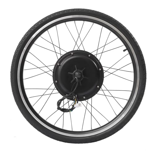 26" Rear Wheel Kits,48V 1000W Electric Bike Conversion Kit with Pedal Assistant Sensor,264.55Lbs Brushless Gearless Engine Kit