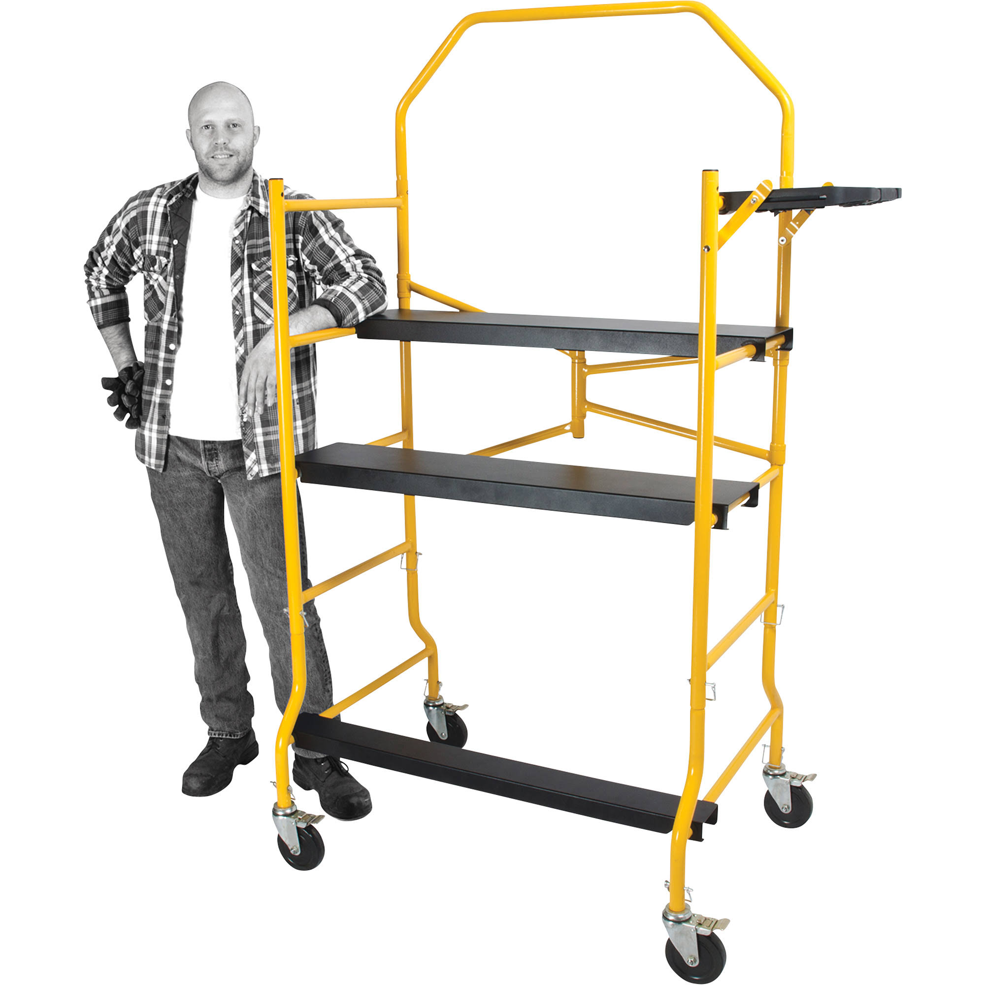 Metaltech Jobsite Series Complete 5ft. Folding Scaffold - 900-Lb. Capacity, Model I-IMIS