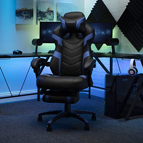 RESPAWN 110 Pro Gaming Chair - Gaming Chair with Footrest, Reclining Gaming Chair, Video Gaming Computer Desk Chair, Adjustable Desk Chair