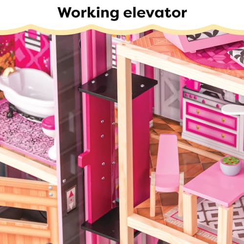 KidKraft Wooden Dollhouse Shimmer Mansion for 12" Dolls
