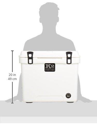 K2 Coolers Summit 60 Quart Cooler, Glacier White