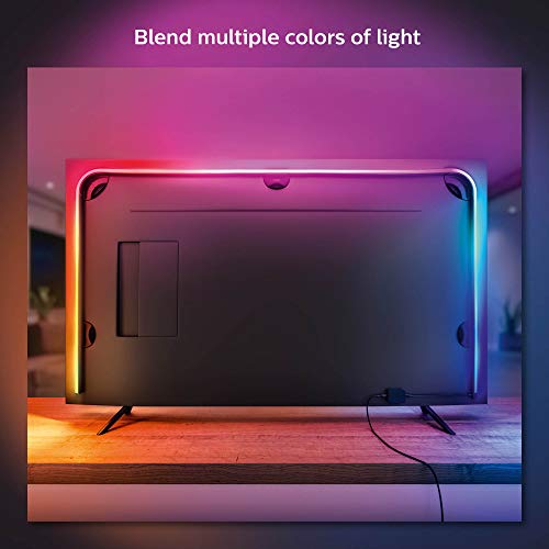 Philips Hue Play Gradient 65" Smart TV Light Strip, Flowing Color-Changing LED Strip Lights, Multicolor TV Backlight Sync with Music and Gaming