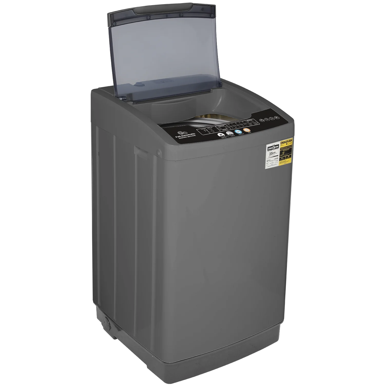 Qhomic Portable Washing Machine, 17.8Lbs Capacity Portable Washer with Drain Pump, 10 Wash Programs/8 Water Levels/LED Display