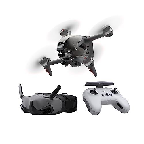 DJI FPV Combo (Goggles V2), First-Person View Drone with 4K Camera, S Flight Mode, Super-Wide 150° FOV, HD Low-Latency Transmission