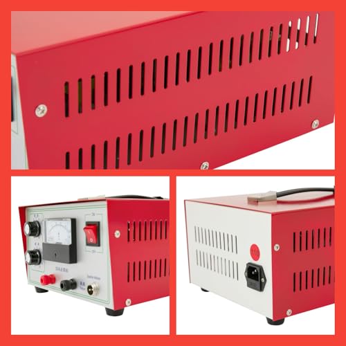 Jewelry Spot Welder, DC 50A 500W Adjustable Jewelry Welder w/ Foot Pedal, 0.02-0.05in Welding Dia. Soldering Machine