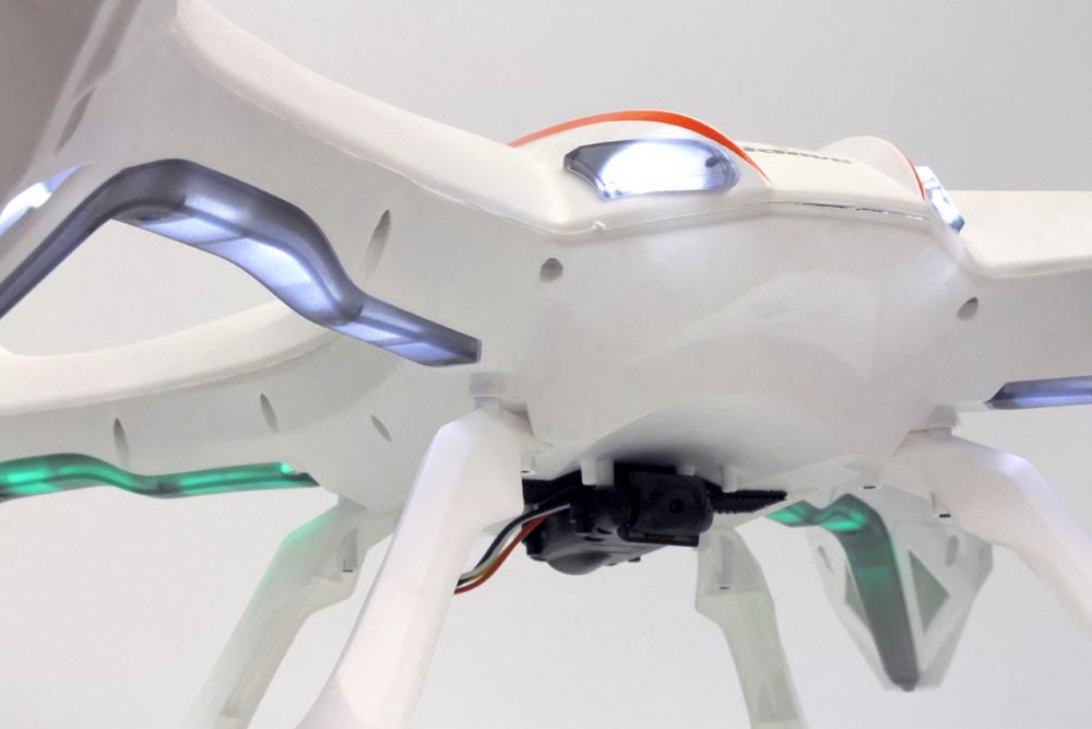 UDI U842 4-Channel 6 Axis Big UFO Drone RC Quadcopter with HD Camera - White