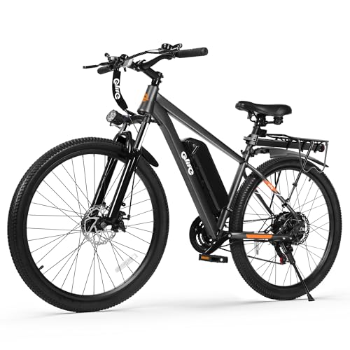 Racer Electric Bike for Adults - 21-Speed Mountain Lightweight Ebike with Peak 750W 22MPH Brushless Motor, 375Wh Removable Battery