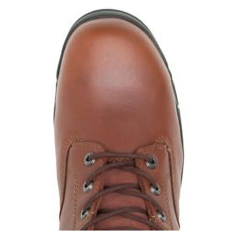 Wolverine Harrison Lace-Up Steel-Toe 6" Work Boot Men Brown - Curated Treasures Market