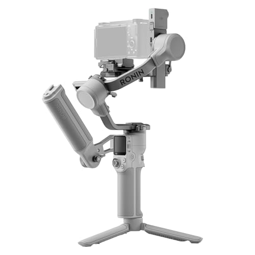 DJI RS 4 Mini, Gimbal Stabilizer for Cameras Canon/Sony/Panasonic/Nikon/Fujifilm, Auto Axis Locks, 2kg/4.4lbs Payload, Intelligent Tracking