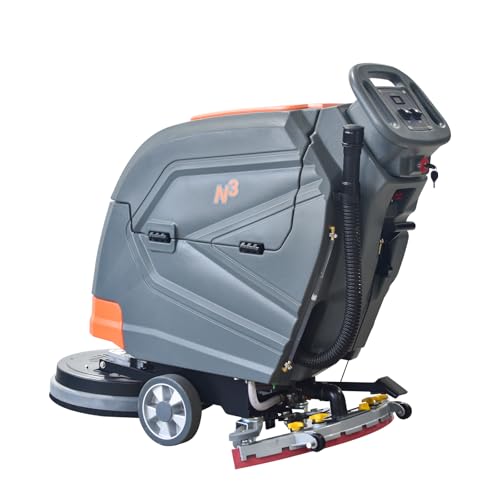 PENNON N3 Walk-behind Floor Scrubber Dryer Machine, 20" Cleaning Width, 31" Squeegee Width, 11-gal Sewage Tank, 200 RPM, Complete Set of Parts