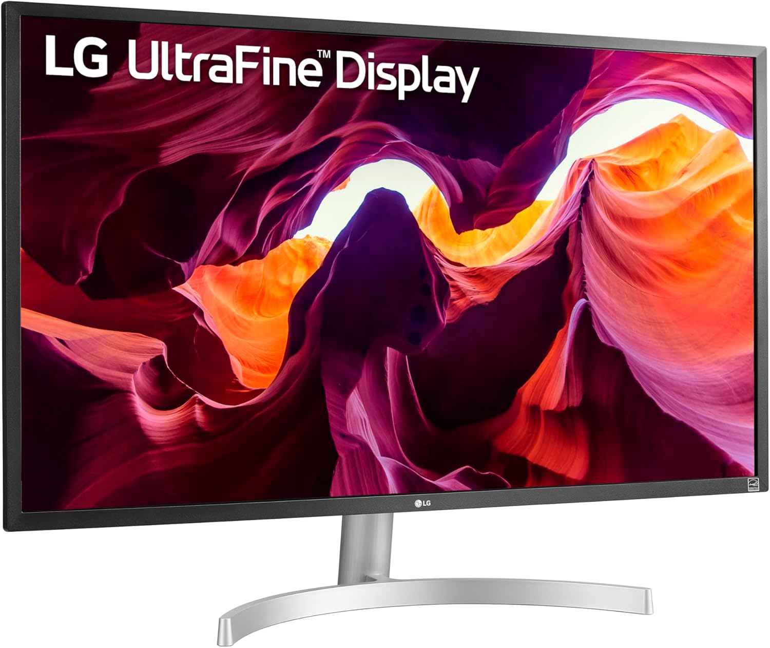 LG UltraFine 32-Inch Computer Monitor 32UL500-W, VA with HDR 10 Compatibility and AMD FreeSync, White