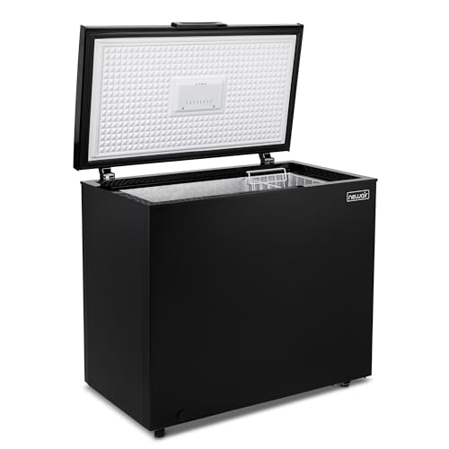 Newair 13.8 cu. ft. Upright Freezer, Fridge Freezer Convertible, Garage Ready Refrigerator, Frost Free Freezer with Door Alarm, Stand up Deep Freezer