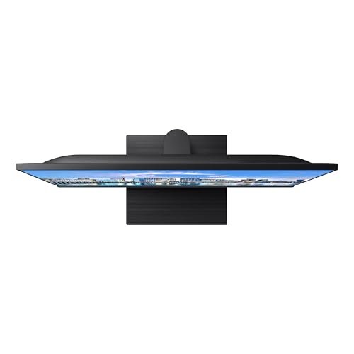SAMSUNG FT45 Series 27-Inch FHD 1080p Computer Monitor, 75Hz, IPS Panel, HDMI, USB Hub, Height Adjustable Stand, 3 Yr WRNTY (LF27T450FQNXGO),Black