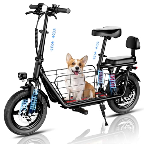 WINDHORSE 850W Peak Electric Scooter with Seat, 22MPH & 25 Miles Range, Dual Suspension, 3 Gear Speed, Cruise Control