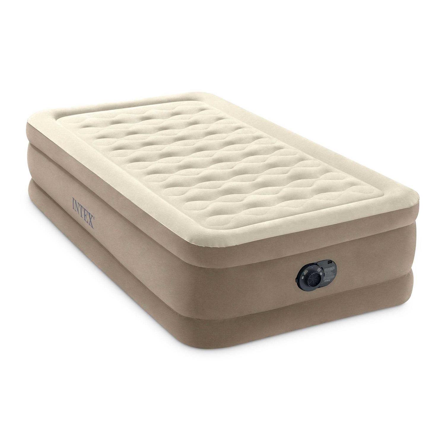 Intex 64427ED Dura-Beam Deluxe Ultra Plush Air Mattress w/Built-in Pump - Sports Supplies Online Store