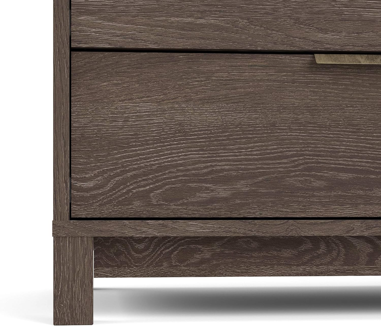 Tvilum Rainier 8 Drawer Double Dresser, Dark Chocolate
