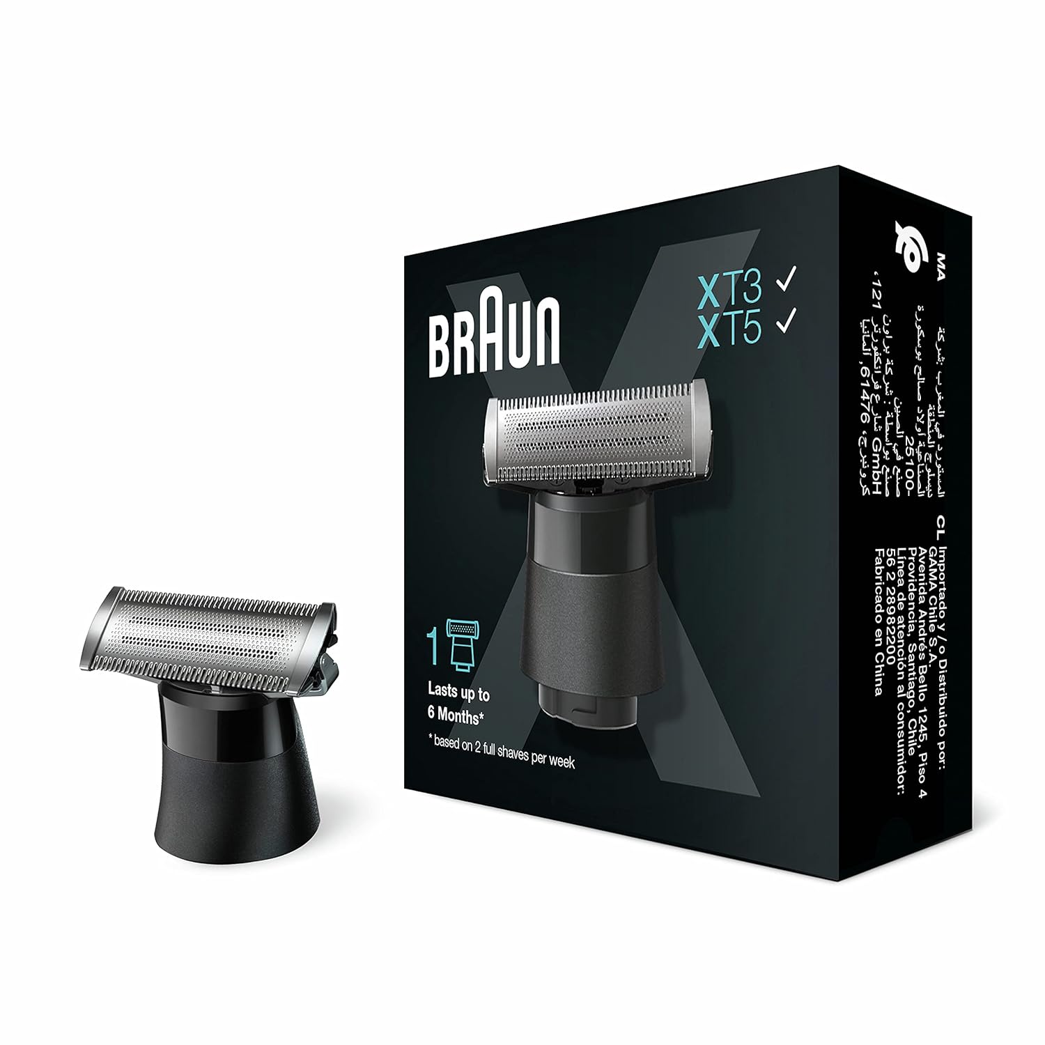 Braun Series XT5 &ndash; Beard Trimmer, Shaver and Electric Razor for Men, Body Grooming Kit for Manscaping, Durable One Blade, One Tool for Stubble
