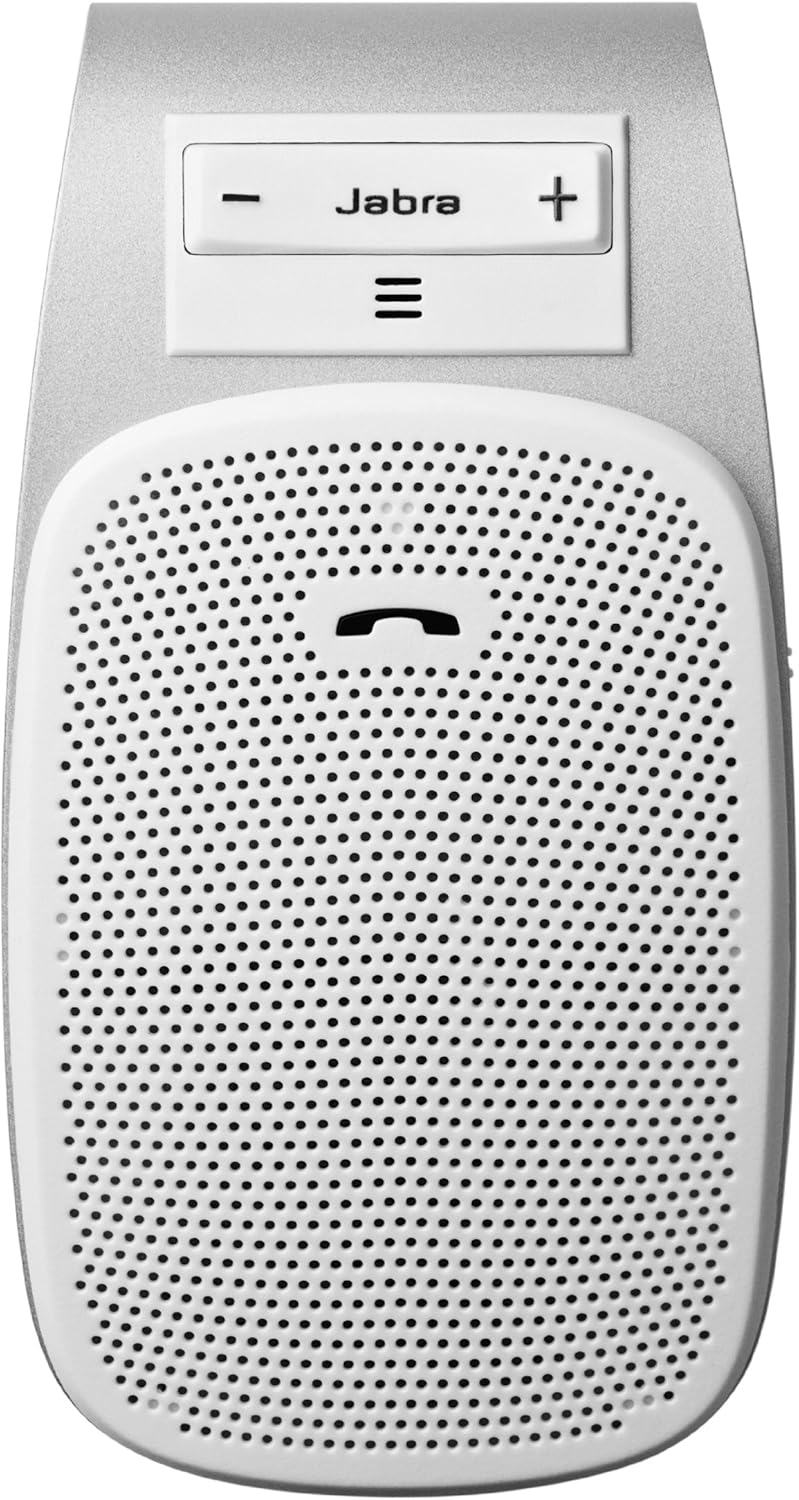 Jabra Drive In-Car Bluetooth Speakerphone - Retail Packaging - White Pack of 2