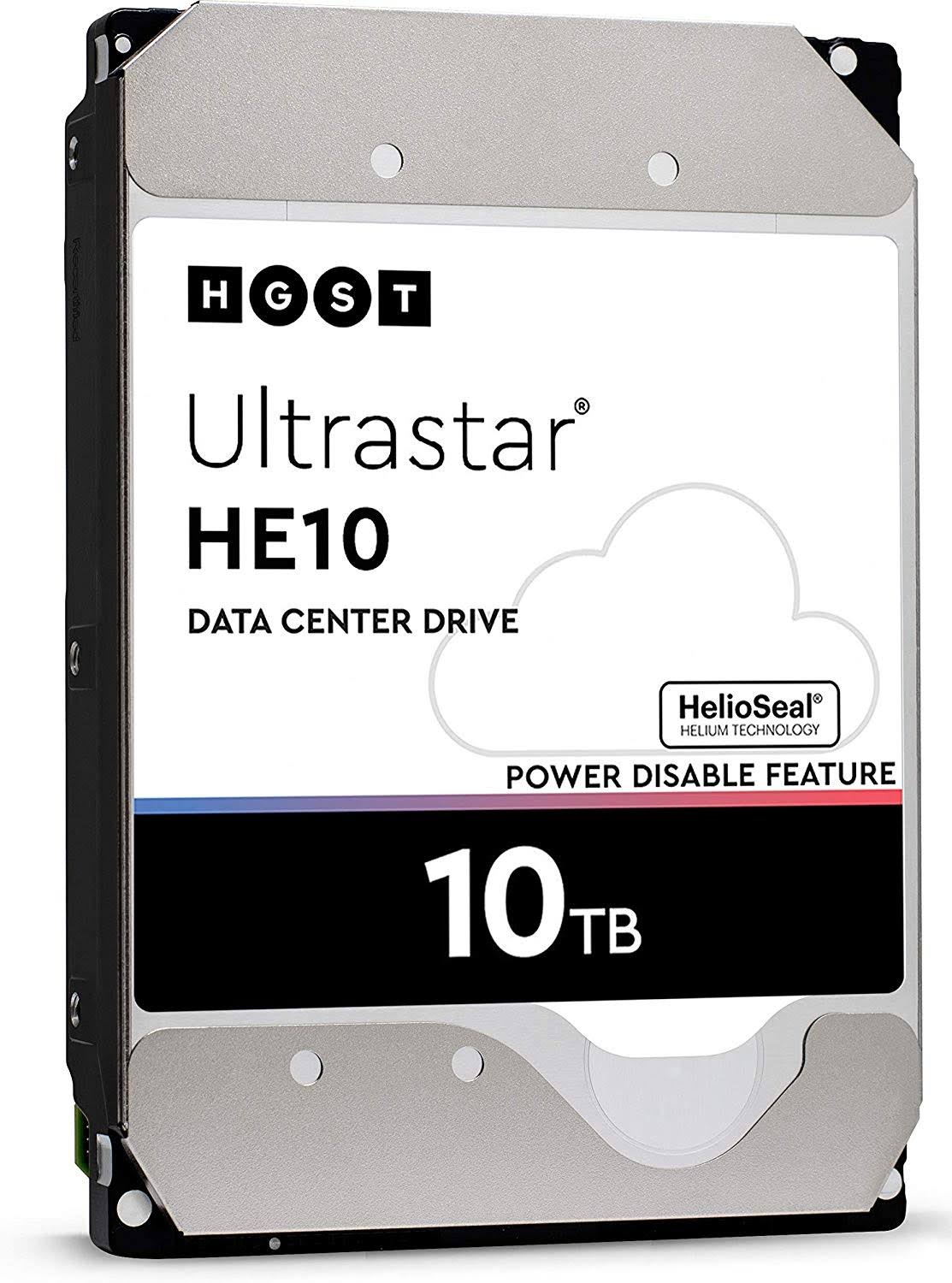WD Ultrastar DC HC510 10 TB Internal HDD - 3.5x22 - HUH721010ALE600 - SATA 6Gb/s - 7,200 rpm