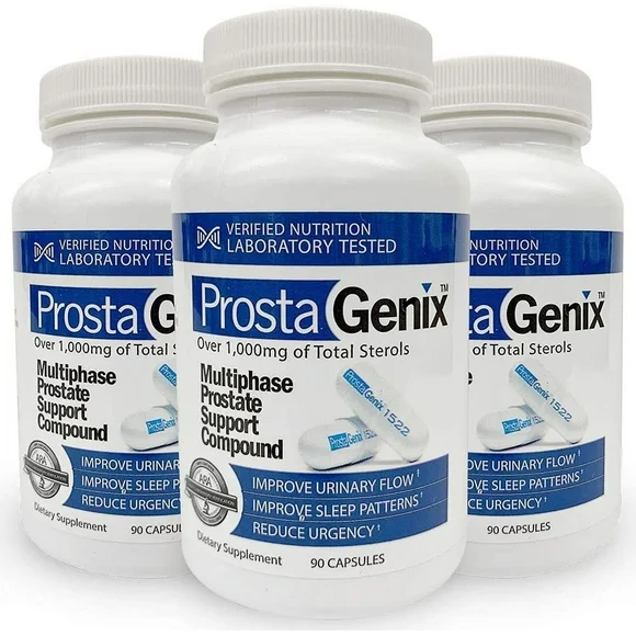 ProstaGenix Multiphase Prostate Supplement -3 Bottles - Kansas Nuitrition - HNZSDS