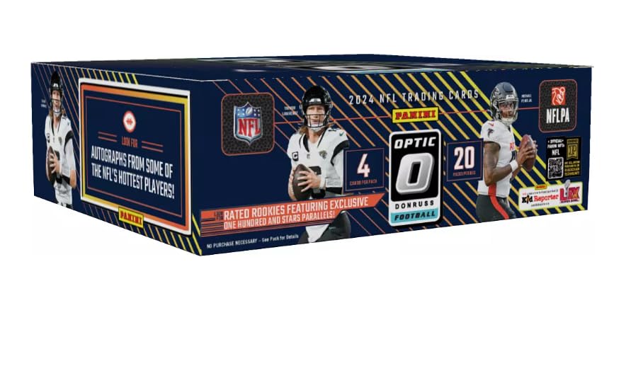 Panini 2024 Donruss Optic NFL Football 20-Pack Retail Box Trading Cards - Factory Sealed