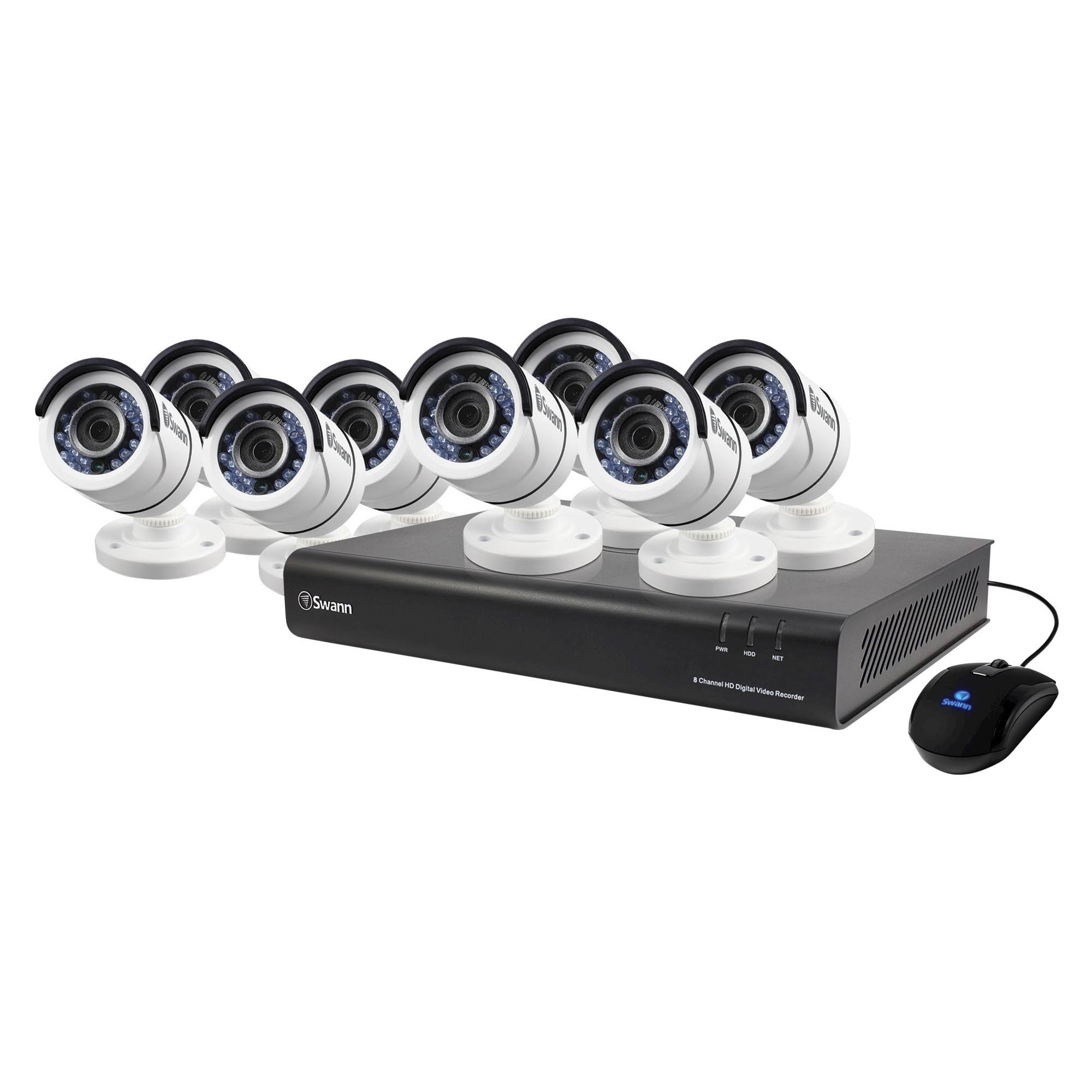 Swann Swdvk-845008-us 8-Channel 1080p DVR with 8 Pro-t855 Cameras