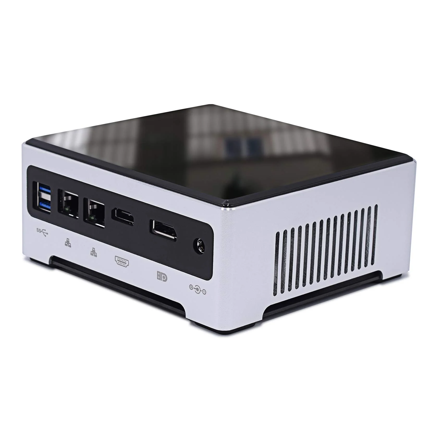 WEIDIAN NUC Mini PC Desktop PC DDR4 Octa Core i9 10880H 64GB RAM 1TB SSD 2LAN HD DP M.2 WiFi BT4.2 Windows 11 Pro Mini Business PC Built-in-Fan Mini