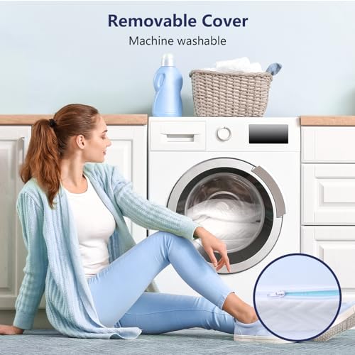 Memory Foam Mattress Topper - 3 Inch Gel Mattress Pad for Pressure Relief, Premium Soft Cooling Sleep Bed Topper