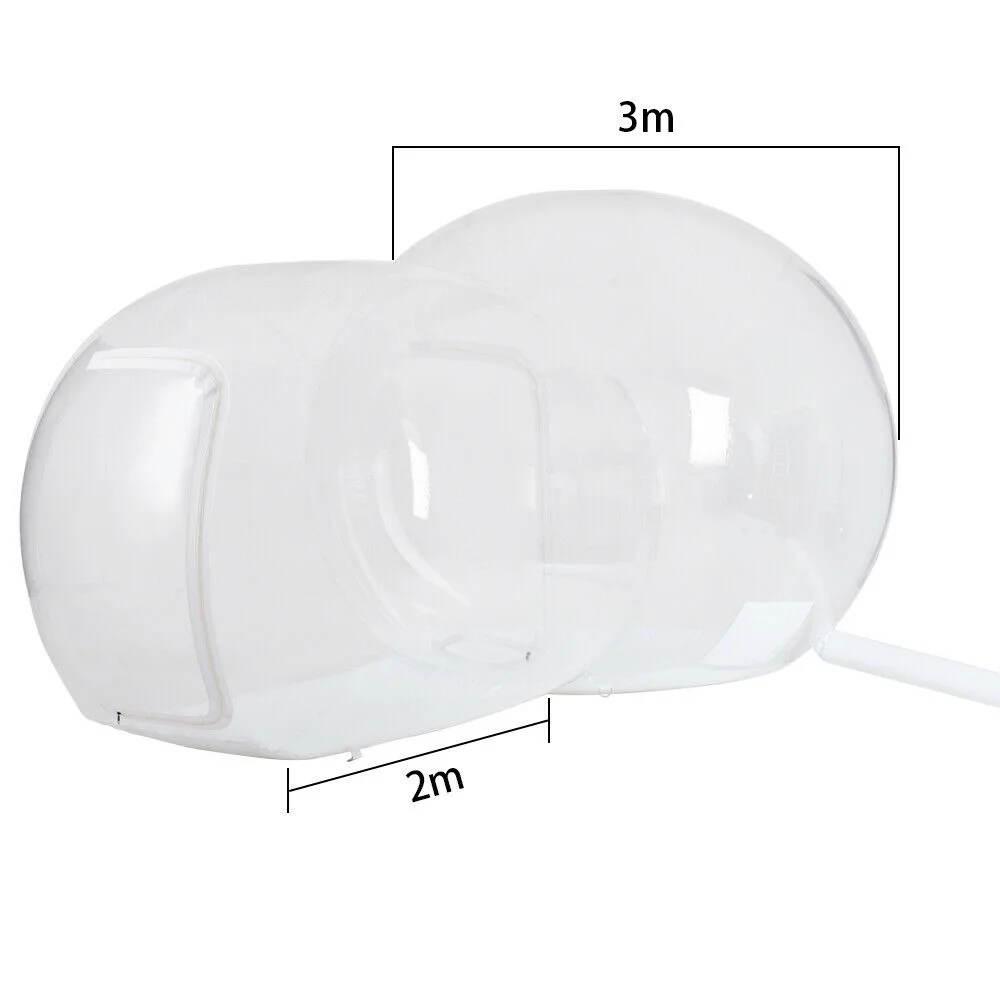 3m Inflatable PVC Clear Eco Dome Camping Bubble Tent Outdoor W/Blower 3M Inflatable Commercial Grade PVC Clear Eco Dome Camping Bubble Tent+Air
