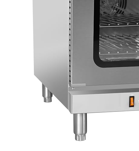 KoolMore 32 in. Commercial Countertop Convection Oven, Holds Full Size Pans, 4 Racks and 3500W of Power, 240V in Stainless-Steel