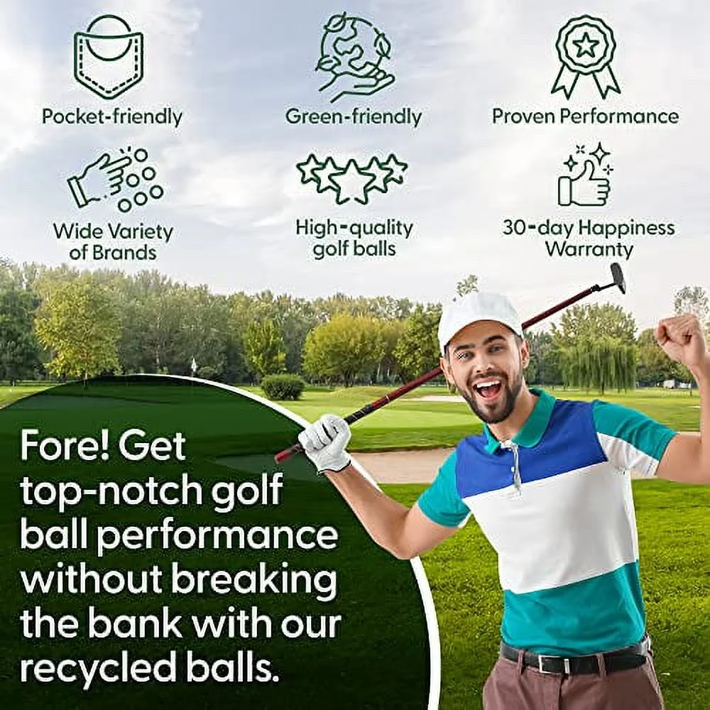 Golf Ball Monkey Cheap Recycled for Bridgestone Golf Balls White Near Mint Condition  100 Pk for Bridgestone e6, e12