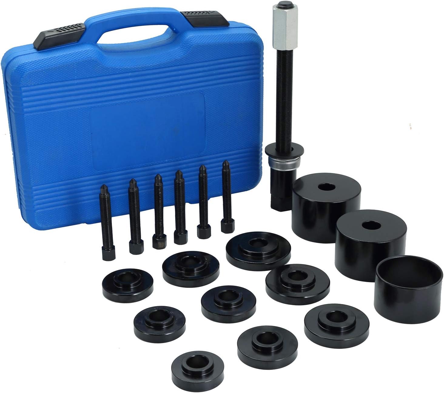ATPEAM 19pcs Universal Front Wheel Drive Bearing Puller | Front Wheel Hub Removal Car Kit Set