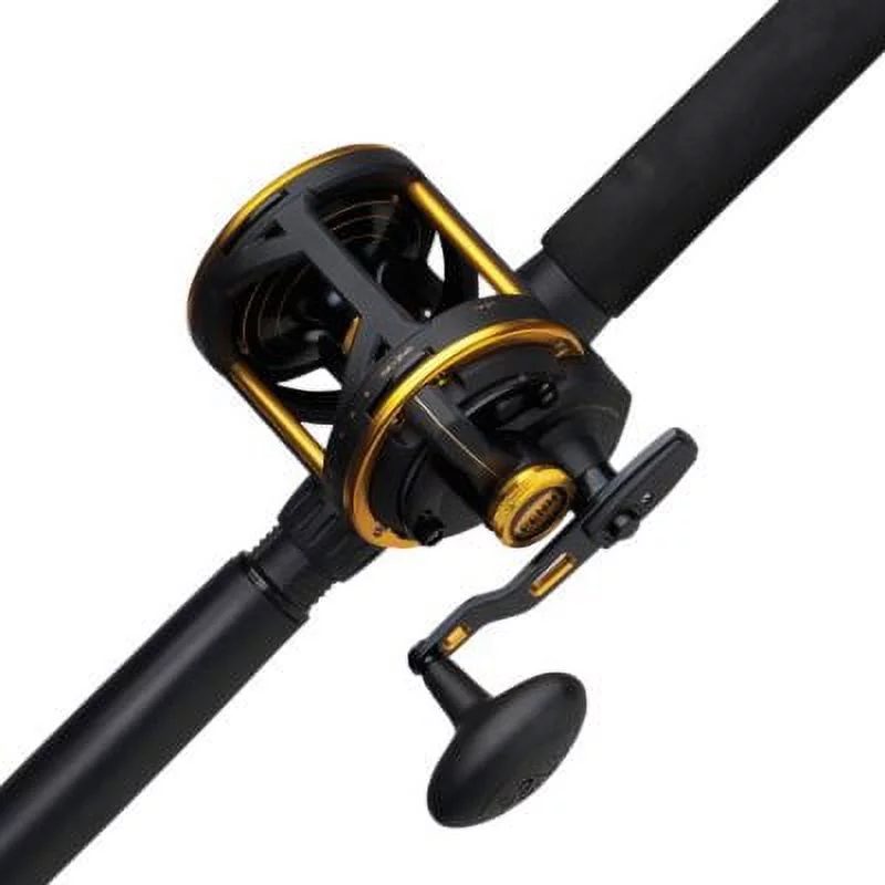 PENN 6'6" Squall Lever Drag Conventional Combo, Reel Size 50
