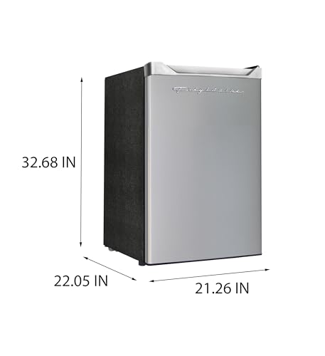 Frigidaire Upright Freezer, 6.5 cu. ft., Deep Freeze, Vinyl Coated Metal with Wire Shelving, Compact for Kitchen, RV, Dorm, Cabin, and Trailer