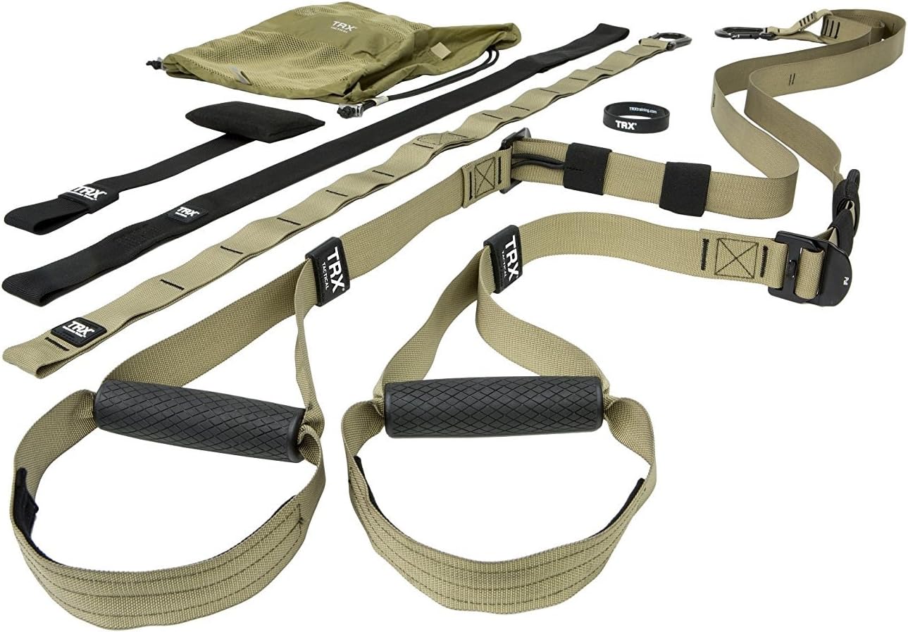 TRX Tactical Gym Suspension Trainer, Military Fitness Bands, Total-Body Workout