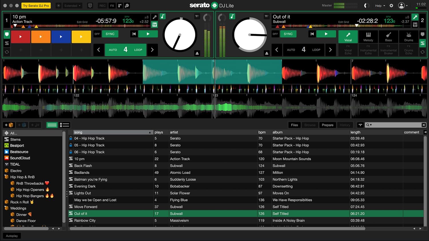 Hercules DJControl Inpulse 500 2-Channel DJ Software Controller Includes DJUCED DJ & Serato DJ Lite Software with Retractable Feet and CR3-X Pair