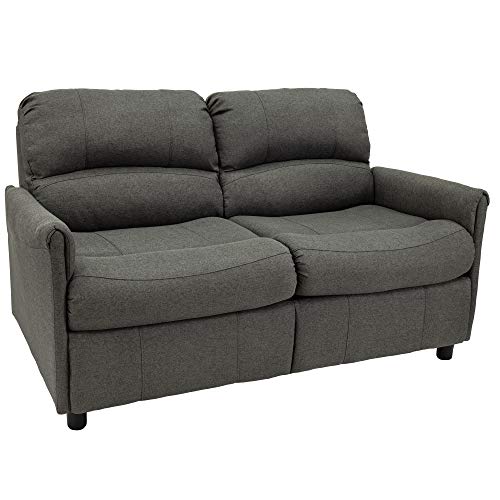 RecPro 60" RV Hide A Bed Loveseat | RV Sleeper Sofa | Cloth | Memory Foam Mattress | Pull Out Couch | RV Furniture | RV Love Seat | RV Couch | RV