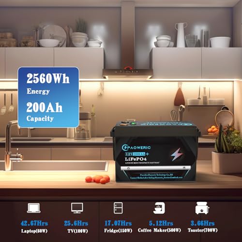 12V 300Ah LiFePO4 Battery Built-in 250A BMS,Rechargeable Lithium Battery, 10000+ Deep Cycles,Perfect for Solar systerm,RV,Camping,Battery Backup