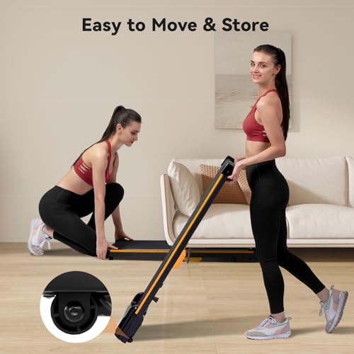 GORISE Walking Pad, Under Desk Treadmills for Home, Walking Pad with Incline, Treadmills with Remote Control APP LED Display