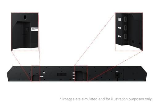Samsung HW-S61D 5.0 Ch All-in-one Wireless Dolby Atmos Soundbar with 2 Year Amber Protection Plan (2024)