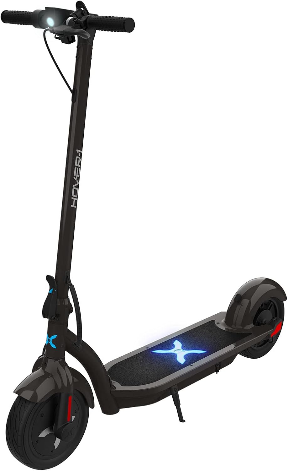 Hover-1 Alpha Electric Scooter | 18MPH, 12M Range, 5HR Charge, LCD Display, 10 Inch High-Grip Tires, 264LB Max Weight, Cert. & Tested - Safe for Kids