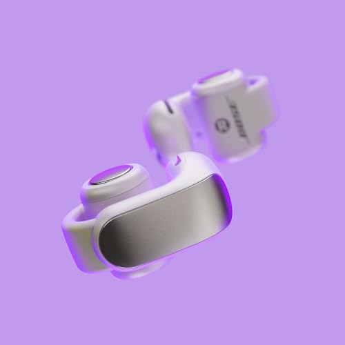 Bose Ultra Open Bluetooth Earbuds, True Wireless Earbuds with OpenAudio for Awareness, Clip On Design for Comfort, Immersive Audio