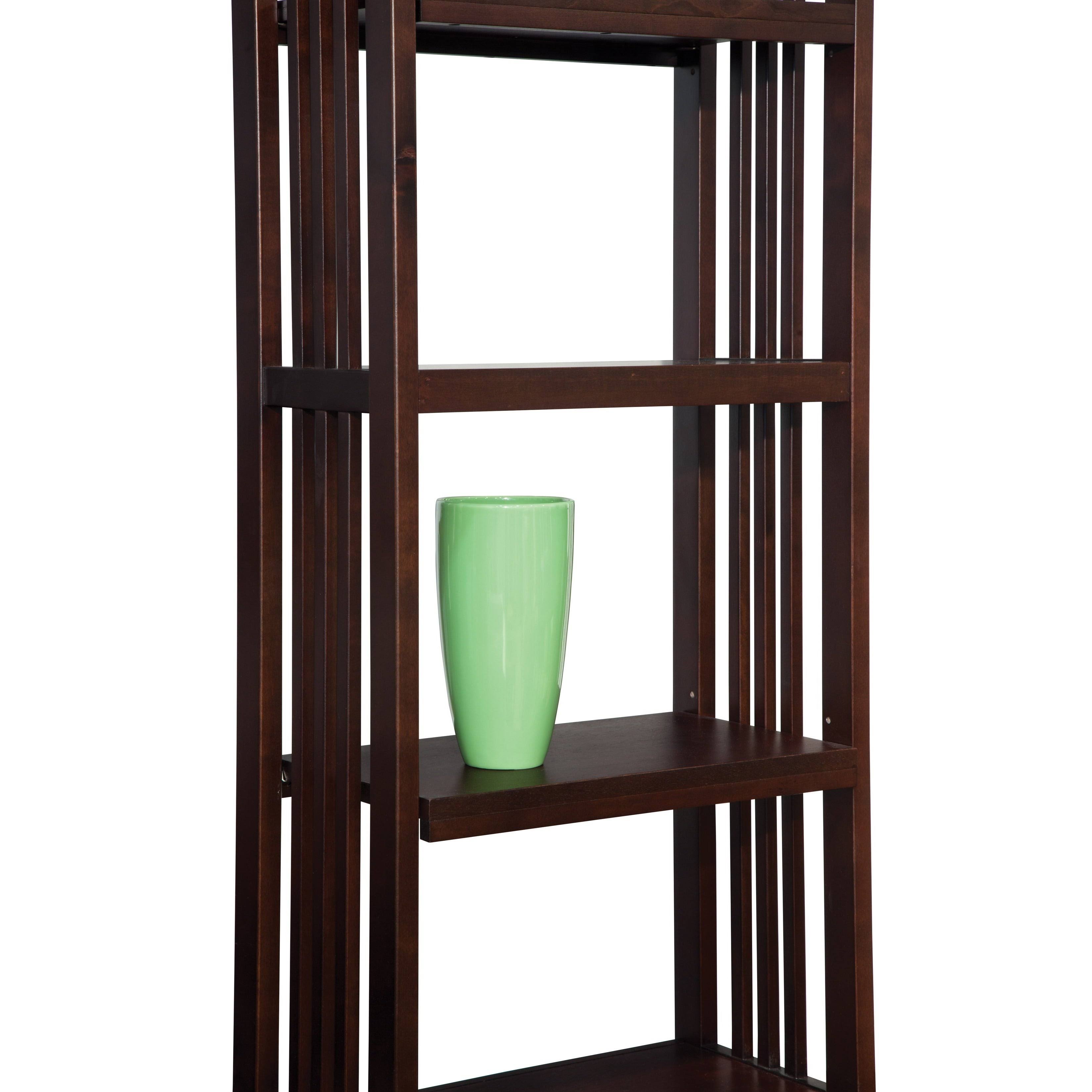 Copper Grove Boutwell Classic Mission 4-Shelf 60-Inch H Bookcase - Cherry