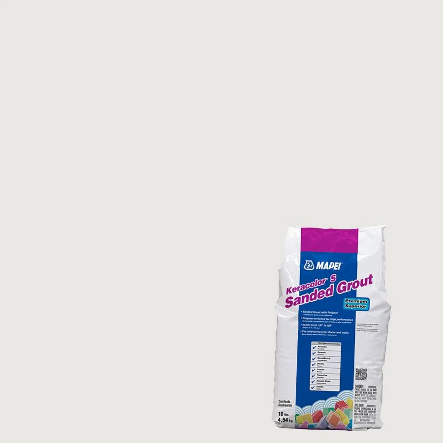 Mapei Keracolor S 10-lb Avalanche Sanded Grout in White | 23810