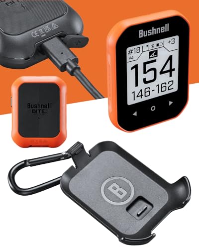 Wearable4U - Bushnell Phantom 3 Slope GPS Golf Green with Slope Technology, Touchscreen, Magnetic Cart Mount with Towel Bundle