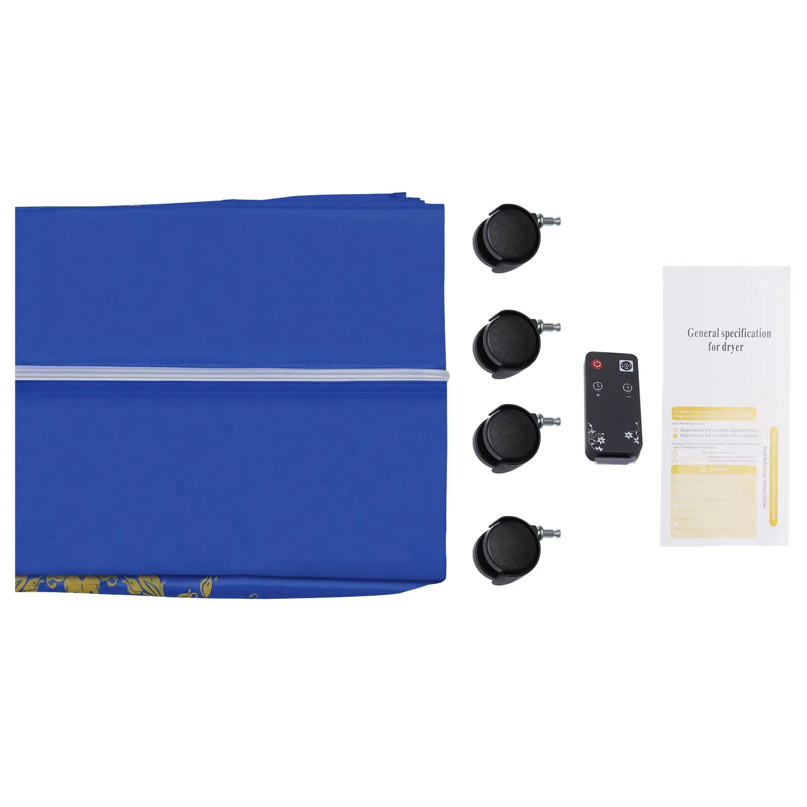 Oukaning Clothes Dryer Machine Portable Travel Electric Clothes Drying 5-layer 60-70℃