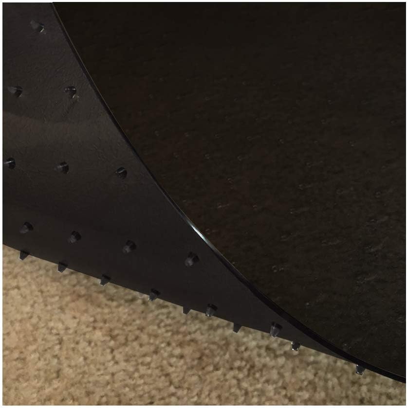 Resilia - Deluxe Clear Vinyl, Plastic Floor Runner/Protector for Deep Pile Carpet - Textured Pattern, (36 Inches Wide x 6 Feet Long)
