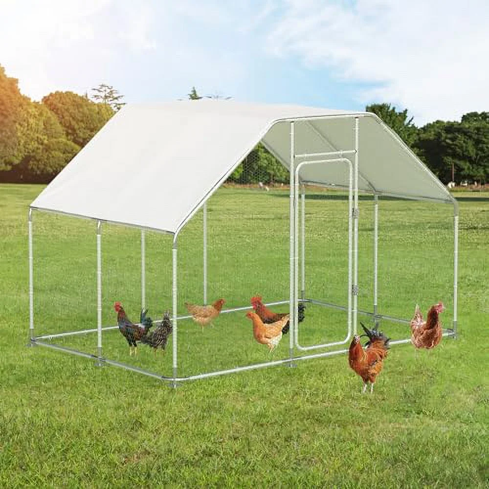 Large Metal Chicken Run