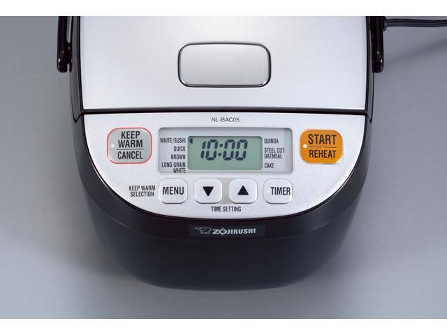 Zojirushi Micom Rice Cooker and Warmer (3-Cup/ Silver Black)