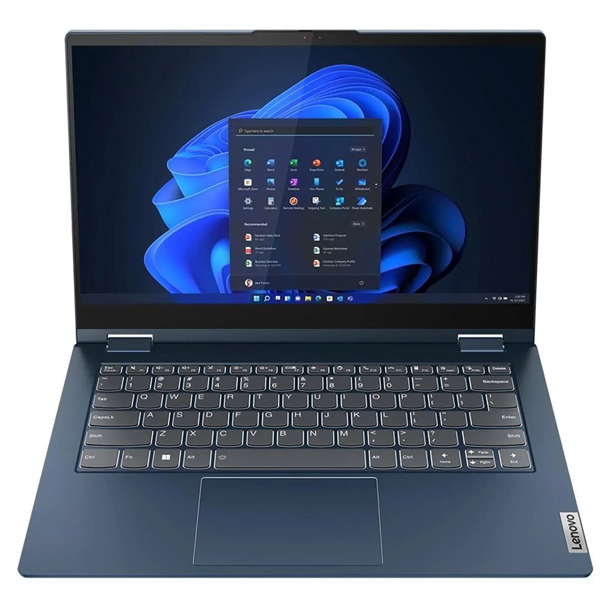 Lenovo ThinkBook 14s Yoga Gen 2 IAP 14" Full HD 2-In-1 Touchscreen Notebook Computer, Intel Core i5-1235U 1.3GHz, 8GB RAM, 256GB SSD, Windows 11 Pro